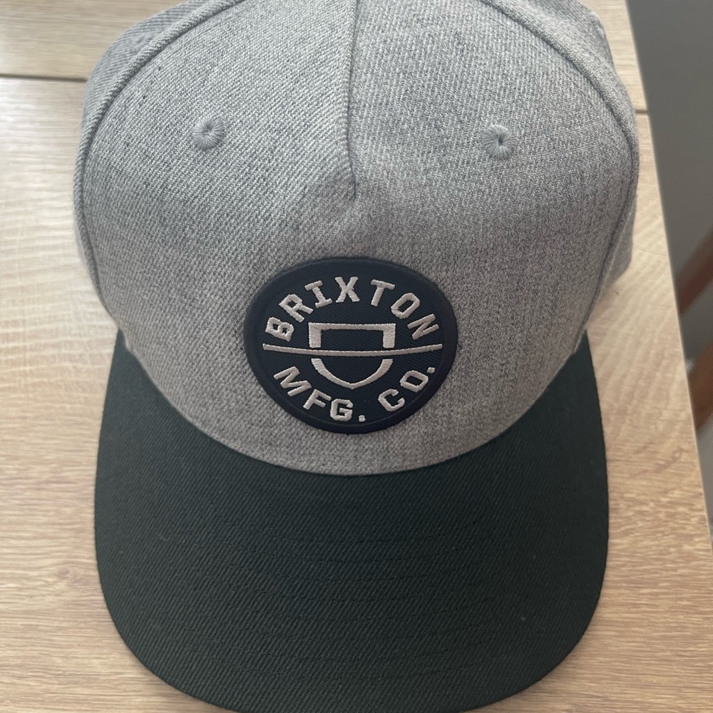 Brixton Two-Tone Gray and Black Hat